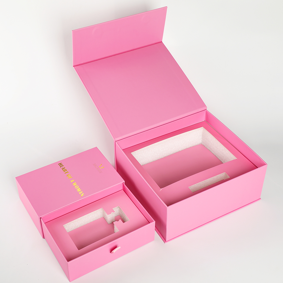 Luxury Skincare Christmas Gifts - Luksusowe, różowe pudełko prezentowe na kosmetyki