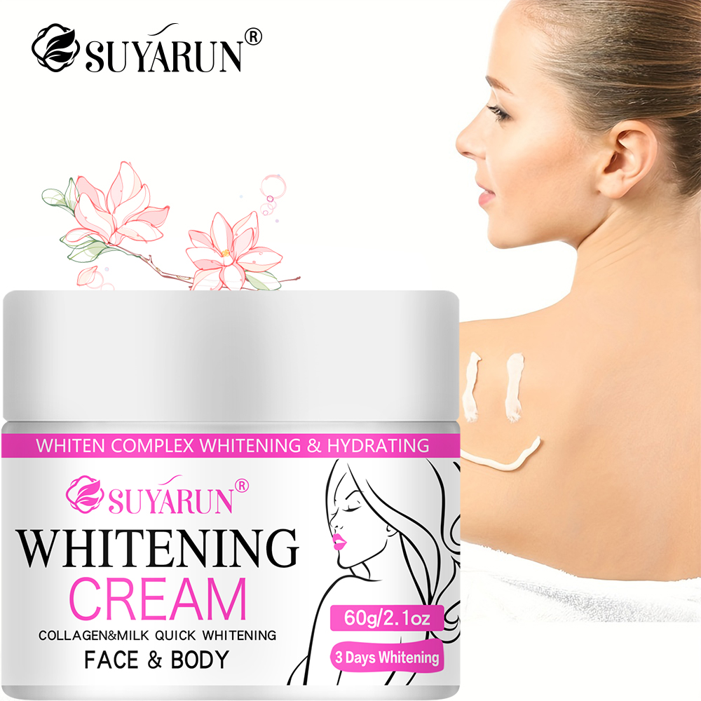 Luxury Skincare Christmas Gifts - SUYARUN Świąteczny Zestaw Prezentowy: Rozjaśniający Krem