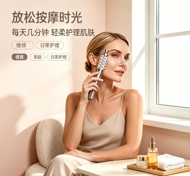 Luxury Skincare For Health - Domowy masażer do twarzy i szyi,