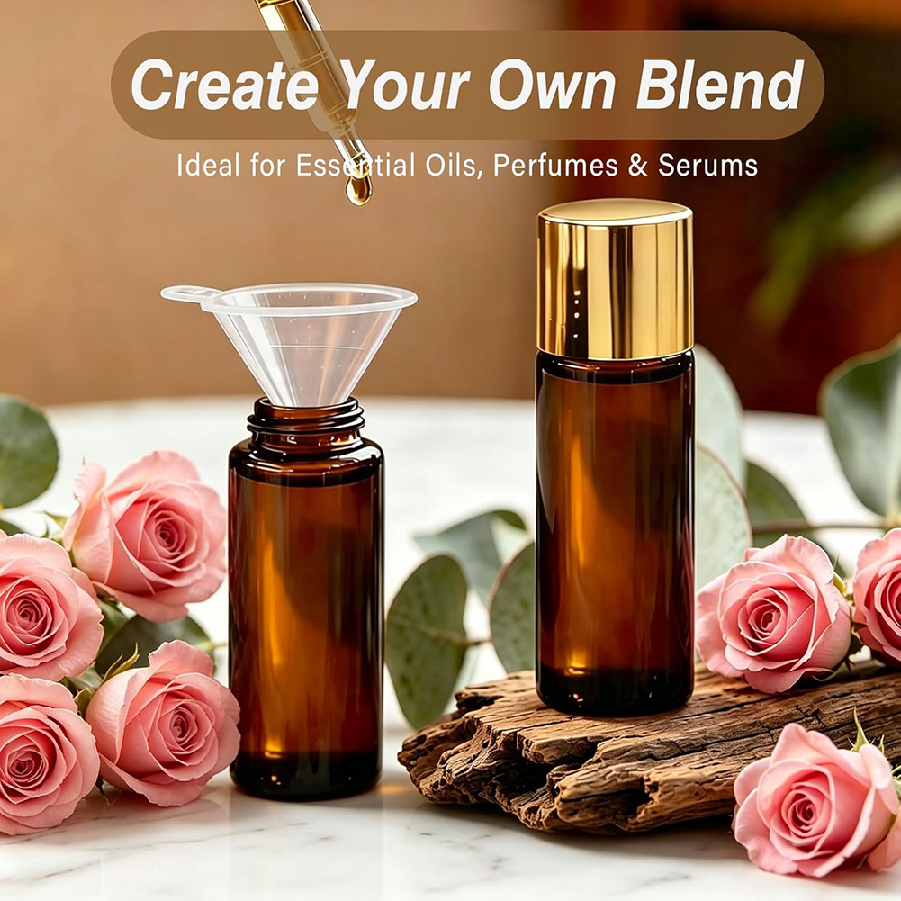 Luxury Skincare Serum - Szklane pojemniki z ochroną UV do