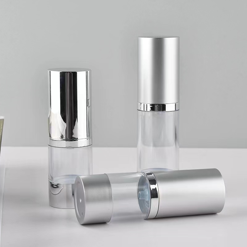 Jasny/matowa srebrna butelka p – Luxury Skincare Bottles recenzja i cena