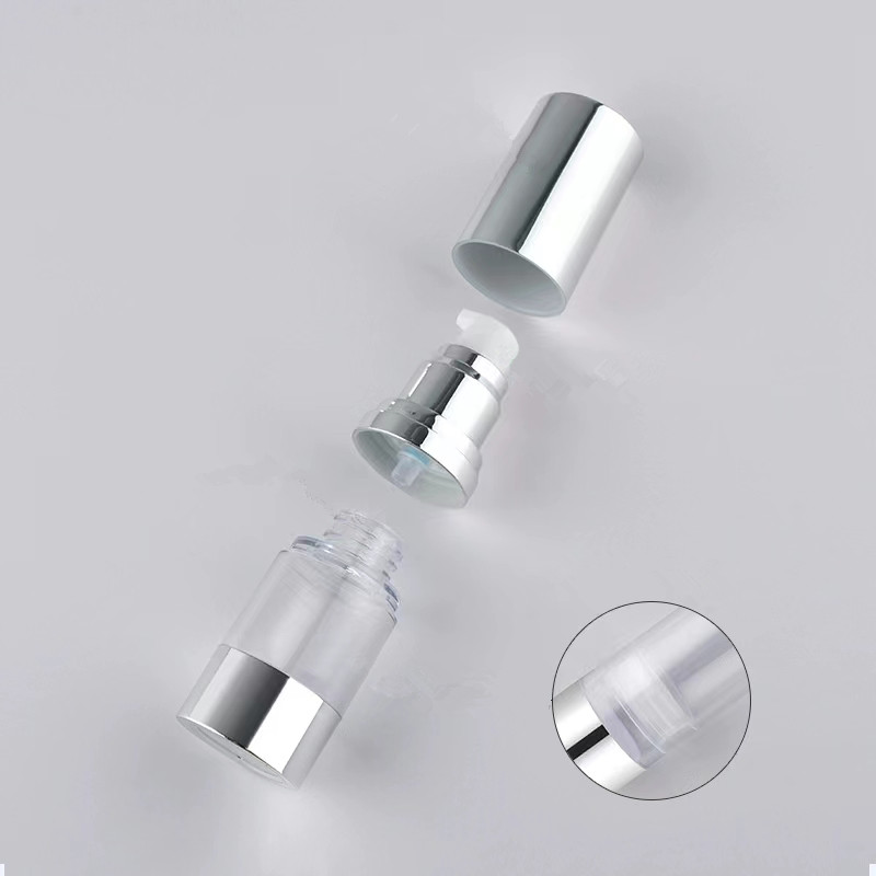 Jasny/matowa srebrna butelka p – Luxury Skincare Bottles recenzja i cena