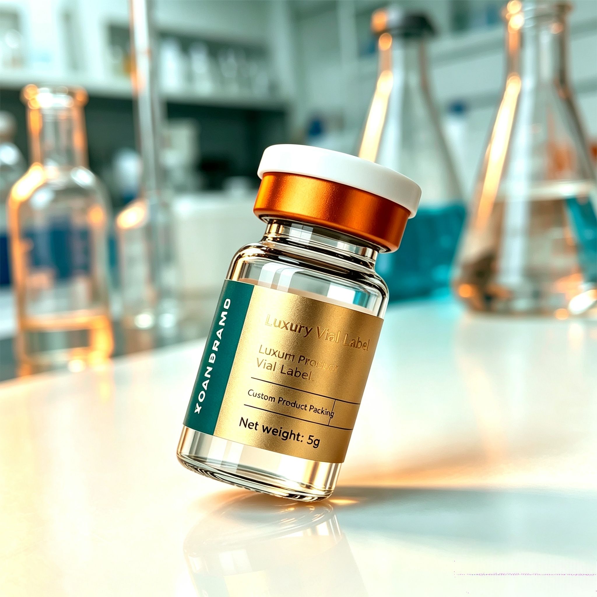 Wodoodporne, samoprzylepne nak – Luxury Skincare Bottles recenzja i cena
