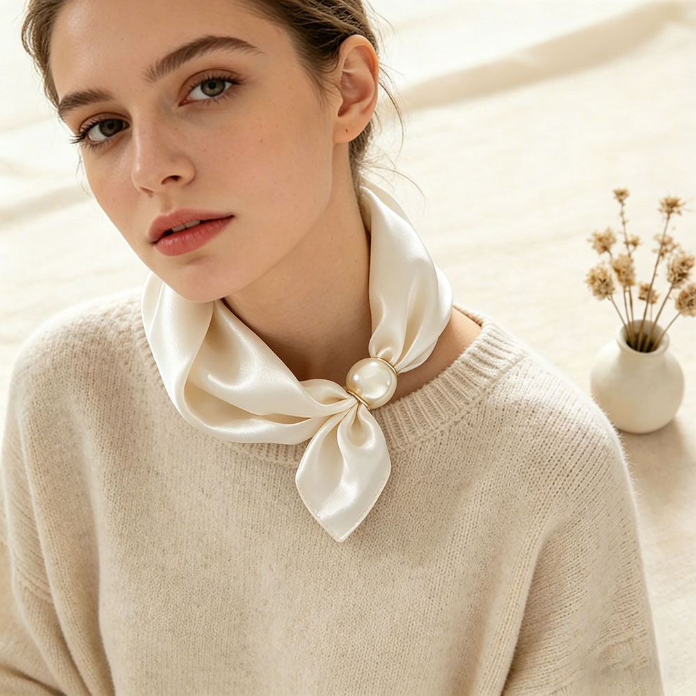 Szalik Łańcuszek Jedwabny Leni – Luxury Skincare Headband recenzja i cena