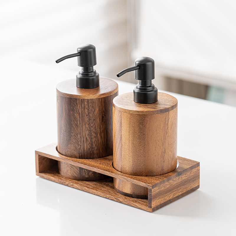 Puste butelki z drewna orzecho – Luxury Skincare Bottles recenzja i cena