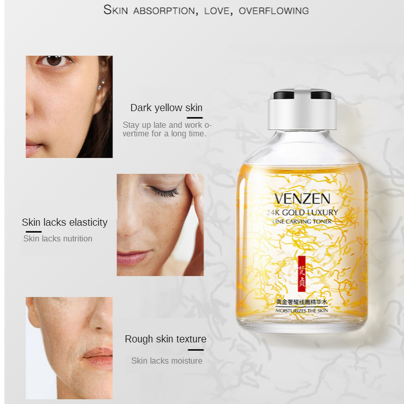24K złota luksusowa linia rzeź – Luxury Skincare Serum recenzja i cena